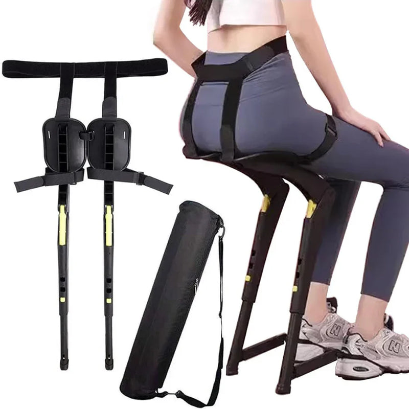 Portable Wearable Exoskeleton Sports Folding Chair