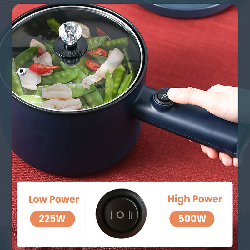 Portable Electric Pot, Non-Stick 1.8L