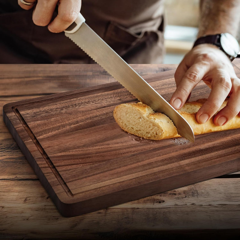 Walnut Cutting Board with Juice Groove 18” x 12”