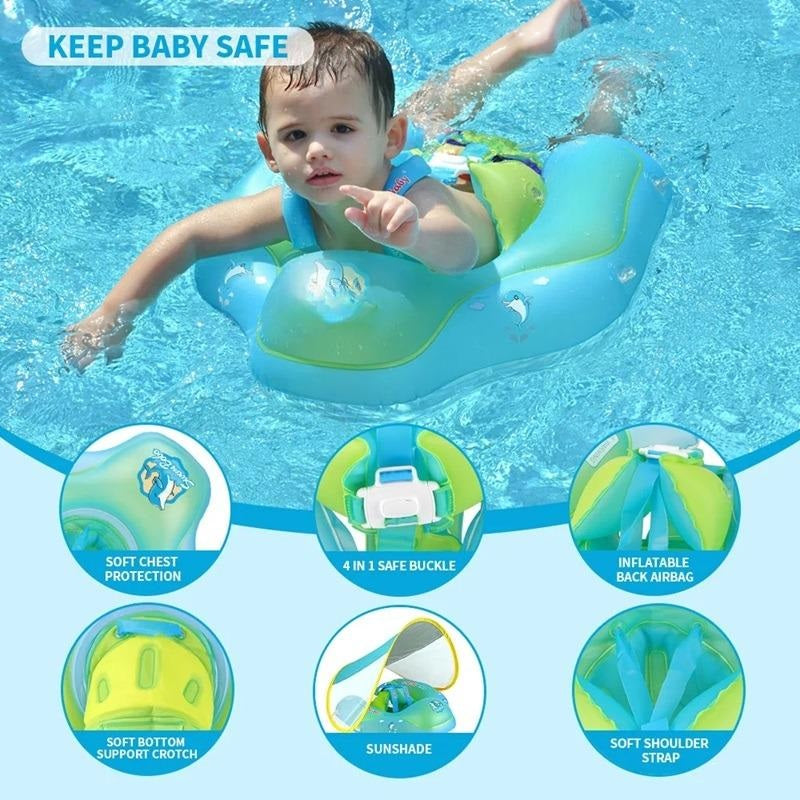 Baby Float with Detachable Sun Shade