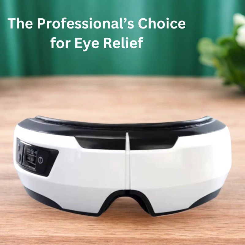 Portable Eye Massager with Soothing Heat, Vibration, and Bluetooth Music