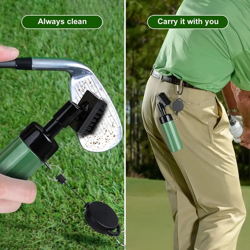 Portable Golf Club Cleaner Brush