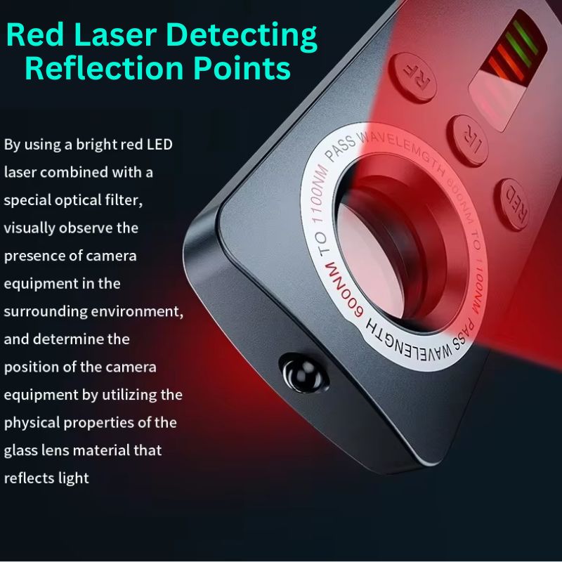 Smart Hidden Camera Detector with Multiple Detection Modes