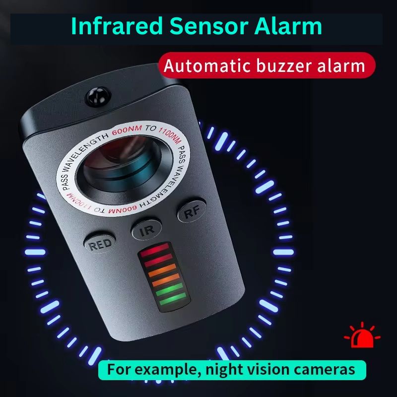 Smart Hidden Camera Detector with Multiple Detection Modes