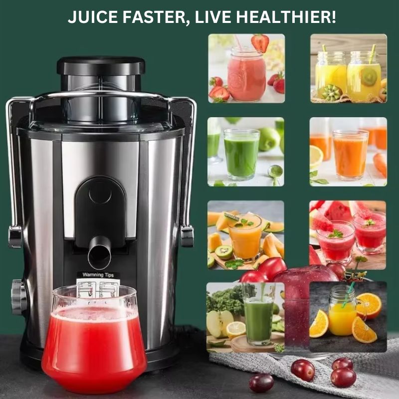 800W Electric Juicer Machine with Dual Speed Settings