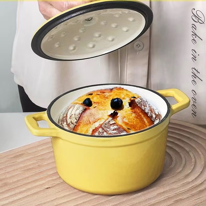 Mini Round Cast Iron Dutch Oven with Lid