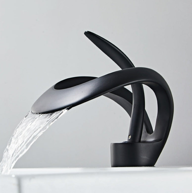 Modern Curved Bathroom Faucet