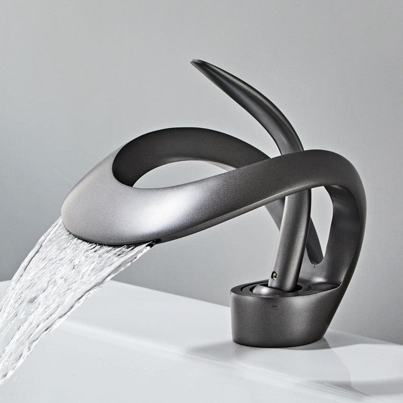 Modern Curved Bathroom Faucet