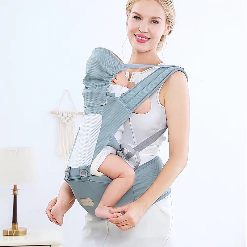 Baby Carrier with Hip Seat and Soft Padding