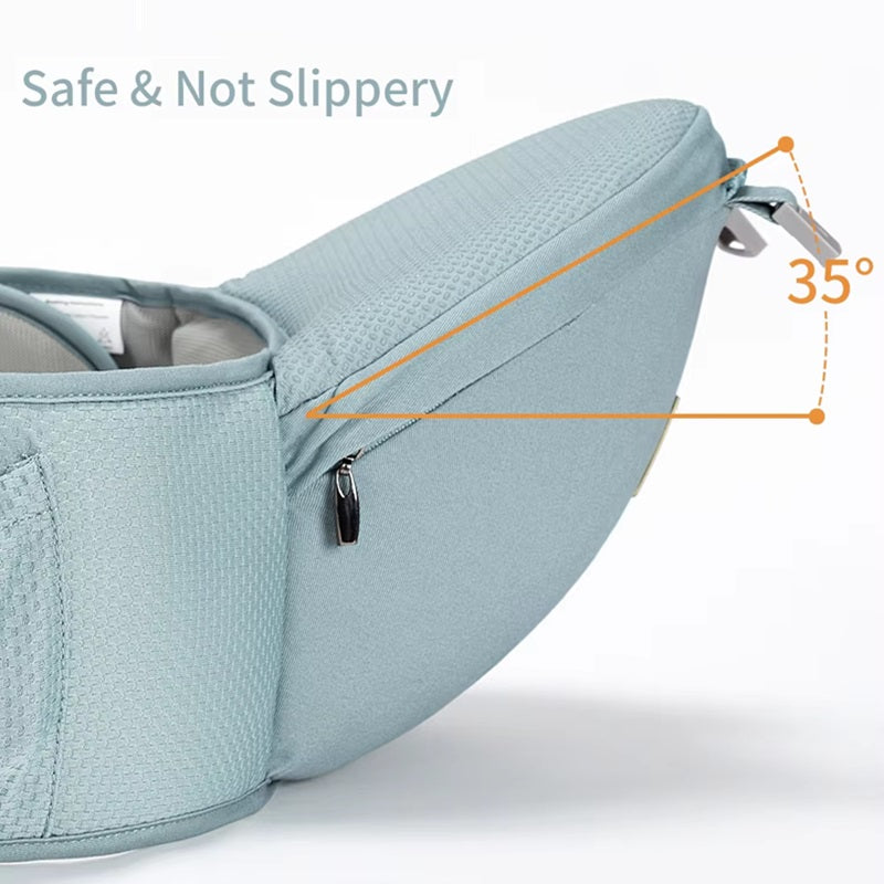 Baby Carrier with Hip Seat and Soft Padding