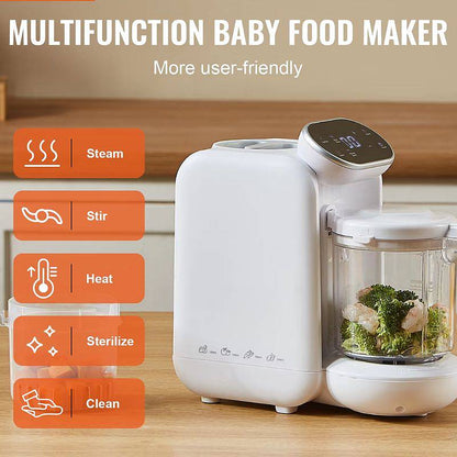 5-in-1 Baby Food Maker with with Advanced Safety Features