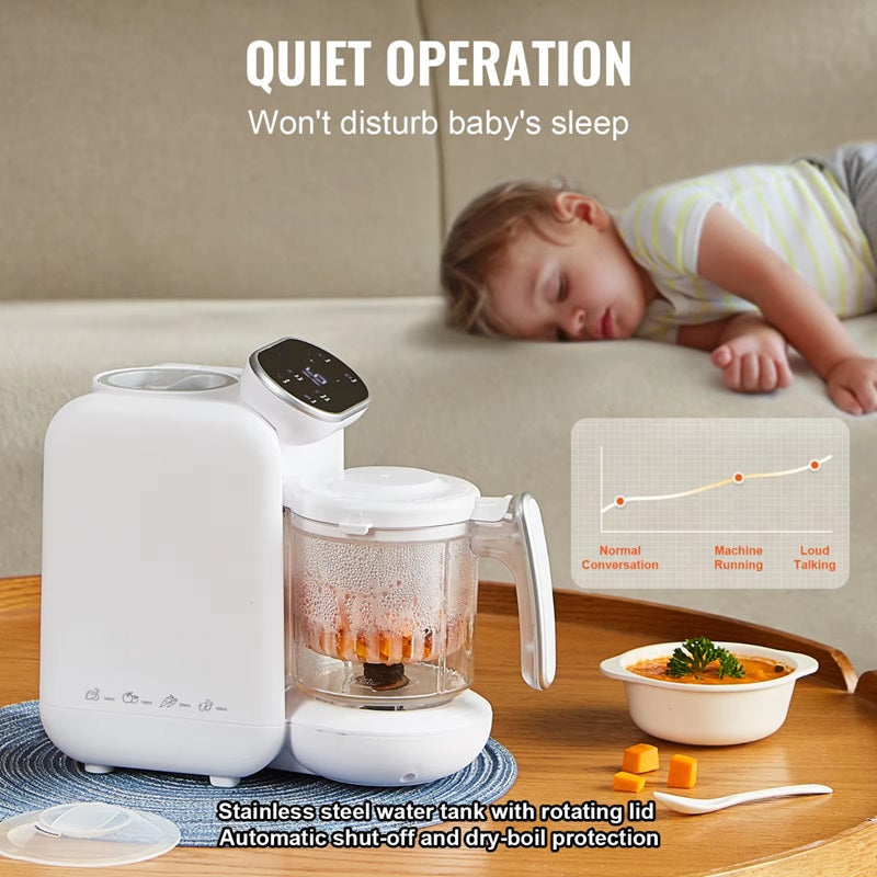 5-in-1 Baby Food Maker with with Advanced Safety Features