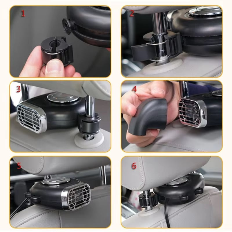 12V Portable Car Heater with 360° Angle Adjustment