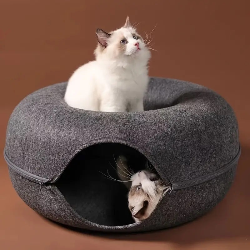 Interactive Donut Cat Cave