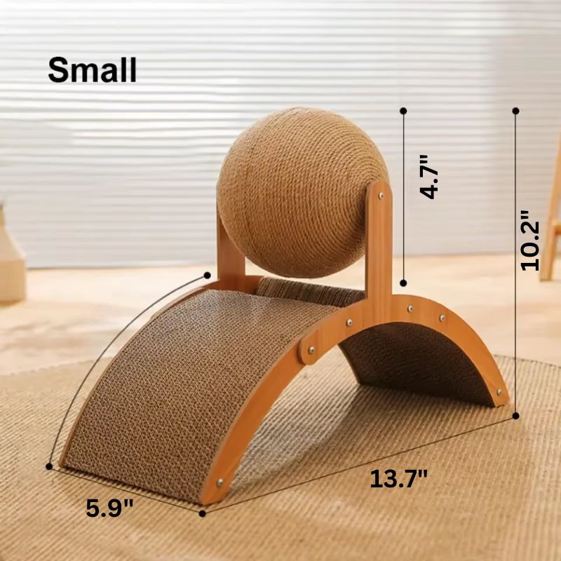 Durable Cat Scratching Post with Sisal Ball