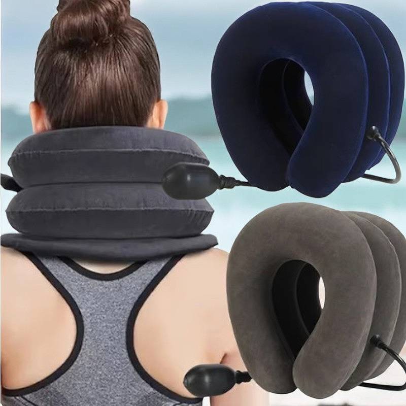 Inflatable Cervical Traction Neck Pillow