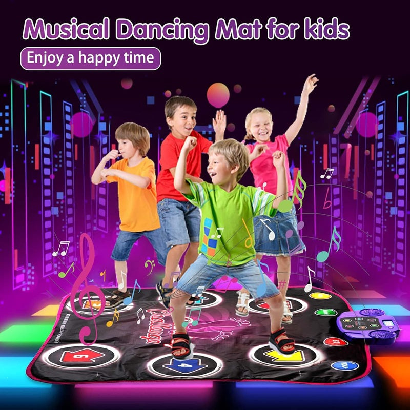 Interactive Dance Mat with 5 Levels of Fun and Challenges for Kids