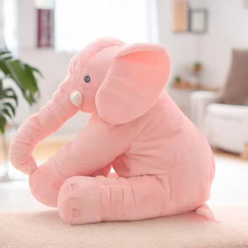 Huggable Baby Elephant Plush Pillow