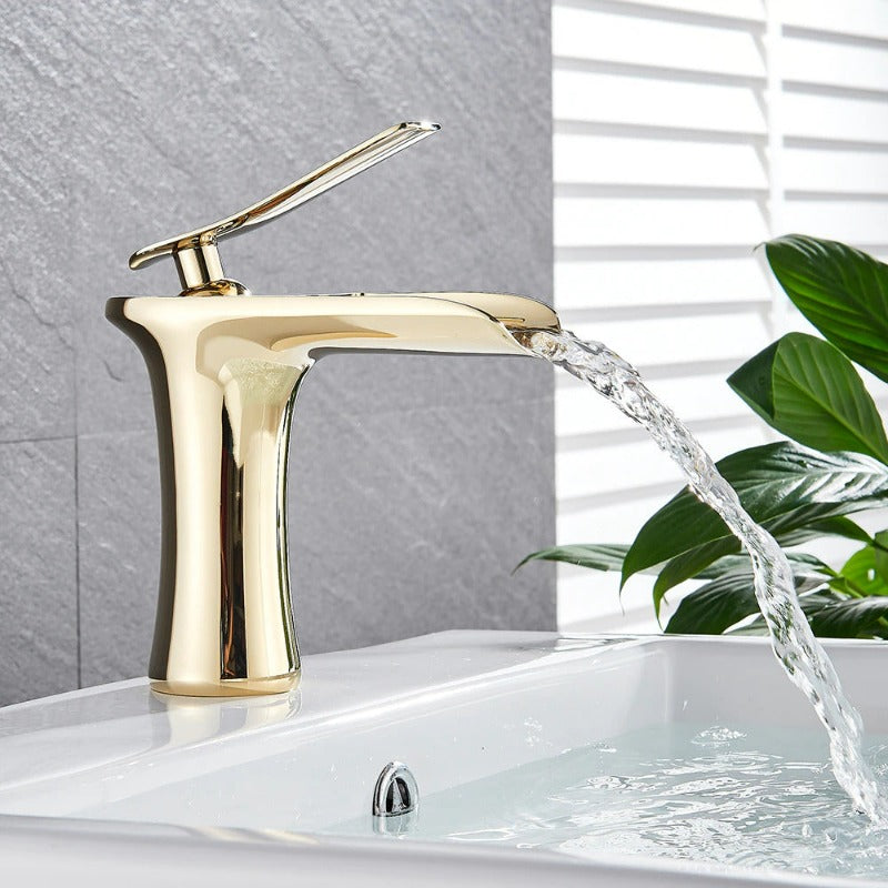 Modern Waterfall Bathroom Faucet