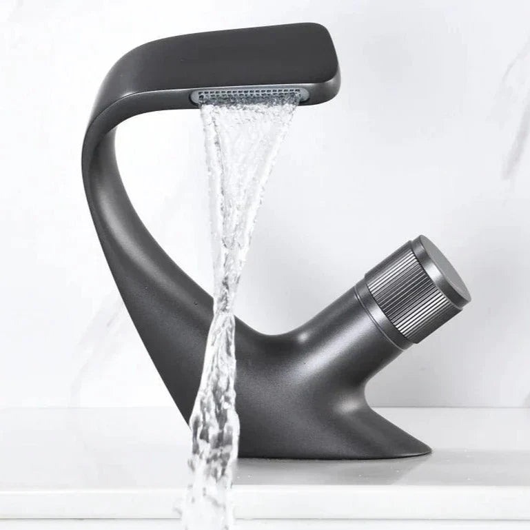 Modern Curved Bathroom Faucet