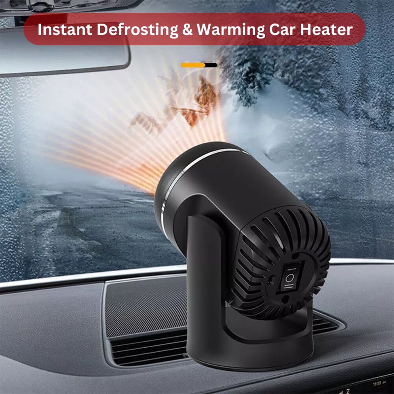 12V Portable Car Heater with 360° Rotation & Overheat Protection