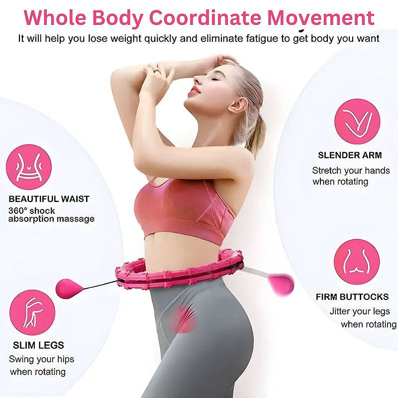 Adjustable Weighted Hula Hoop