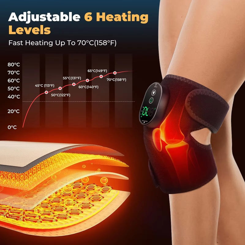 3-in-1 Knee Heating Pad with Smart Temperature Control