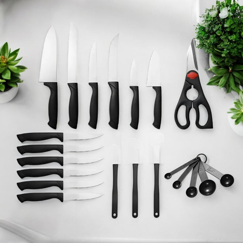 22-Piece Premium Knife Set with Block