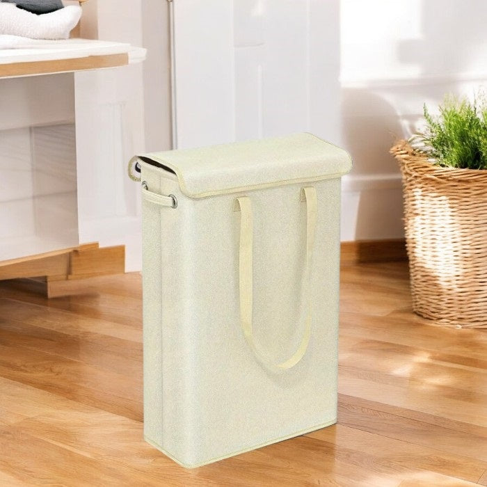 45L Slim Laundry Hamper with Lid