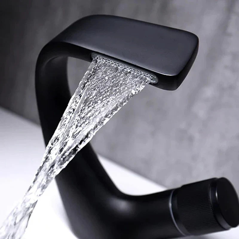 Modern Curved Bathroom Faucet