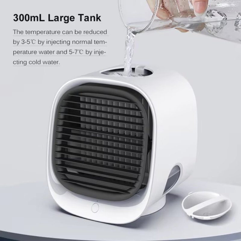 3-in-1 Mini Air Conditioner with Cooling, Humidifying & Air Purifying