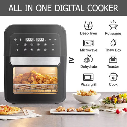 8-in-1 Digital Air Fryer with Digital Touch Screen