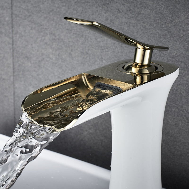 Modern Waterfall Bathroom Faucet