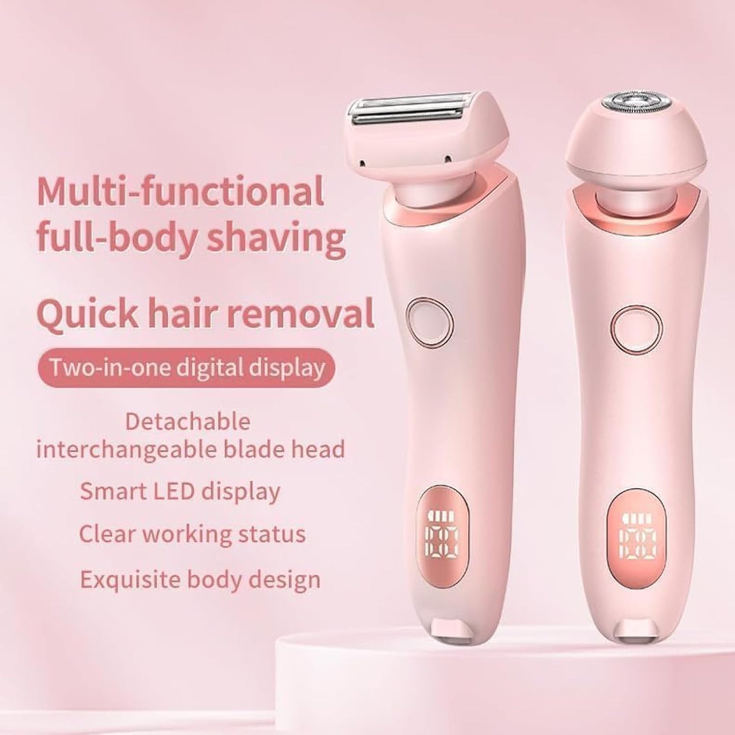 2-in-1 Hair Removal Trimmer