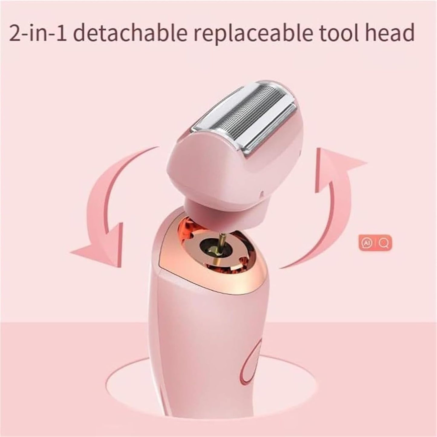 2-in-1 Hair Removal Trimmer