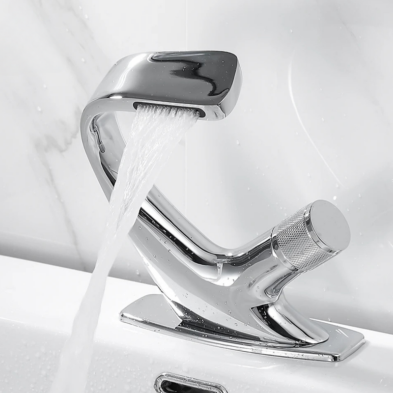 Modern Curved Bathroom Faucet