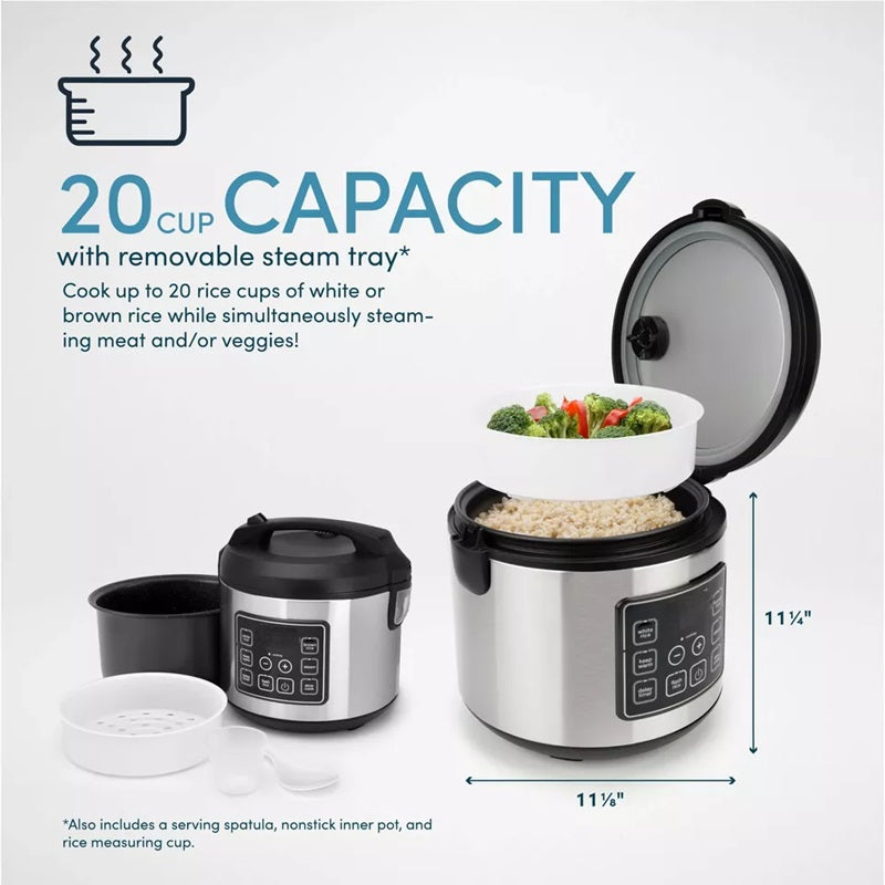 20-Cup Multifunctional Digital Rice Cooker