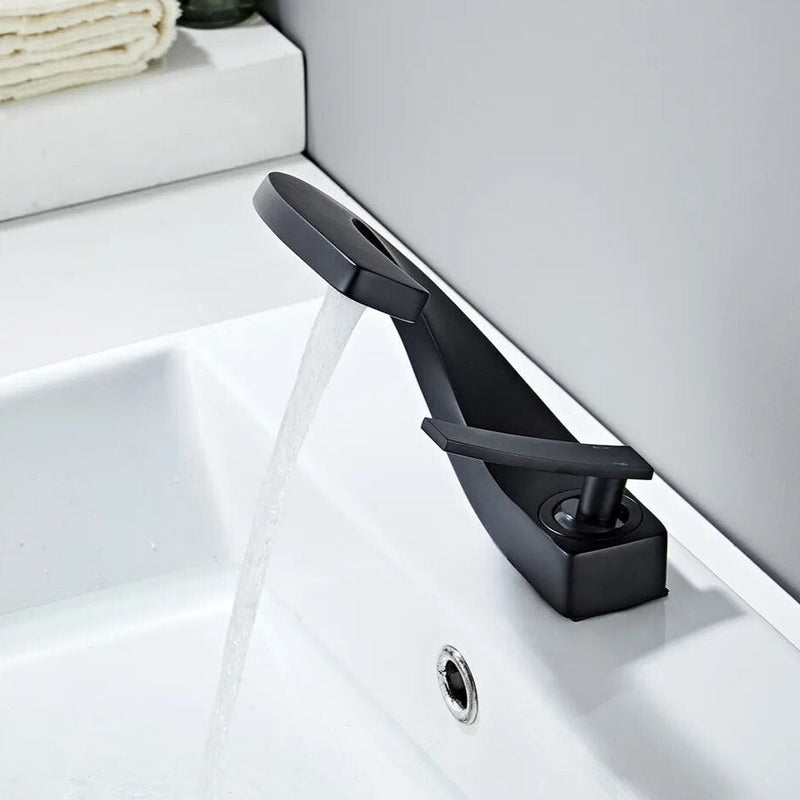 Curved Bathroom Faucet