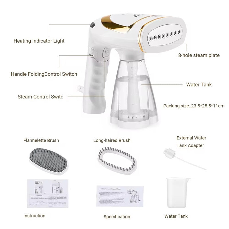 Portable Clothes Steamer with Quick Heat-Up