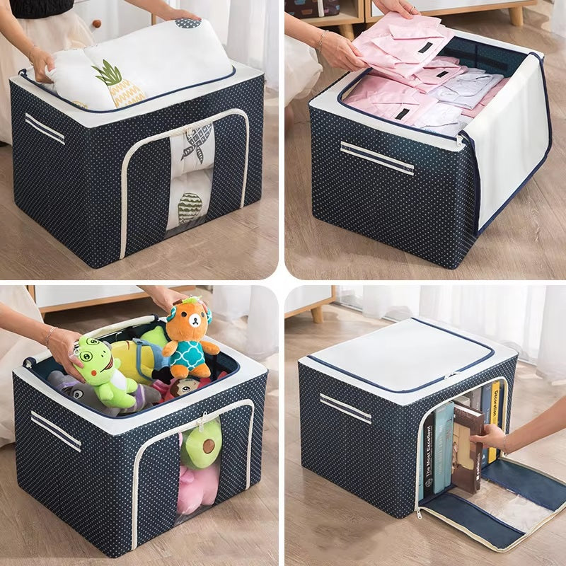 24L Stackable Collapsible Storage Bins